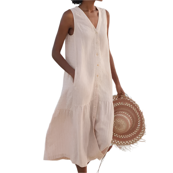 Edelyn – Breathable Women’s Sleeveless Summer Dress
