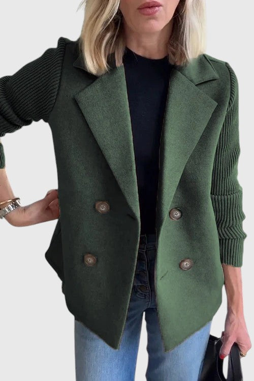 Donalyn – Ribbed Knit Women’s Casual Blazer