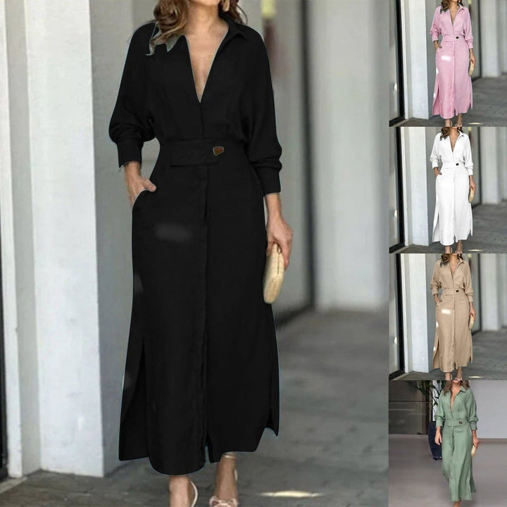 Sydney – Flowy Fit Women’s Casual Belted Dress
