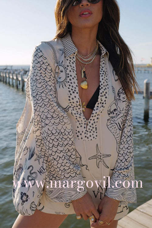 Luna – Breezy Women’s Vacation Shirt & Shorts Set