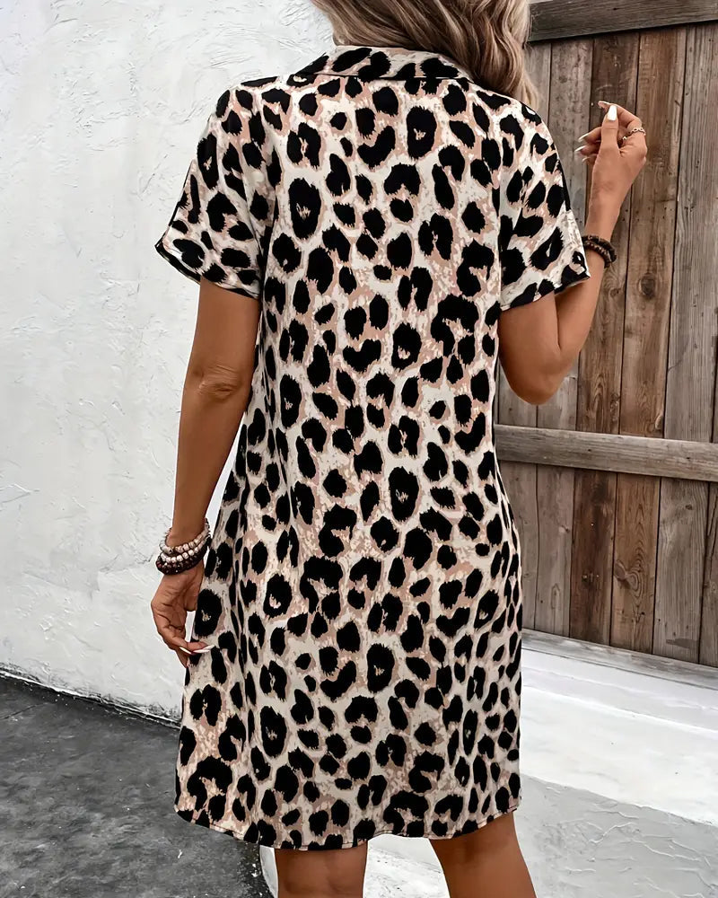 Deya – Women’s Leopard Print Midi Dress