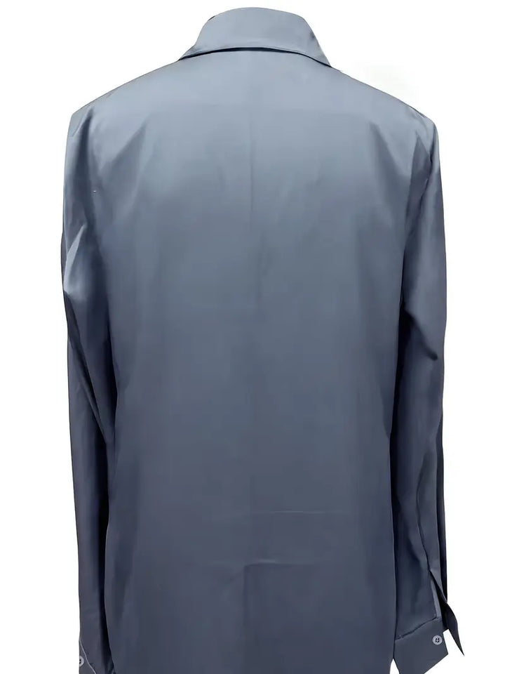 Jenel – Satin Women’s V-Neck Blouse