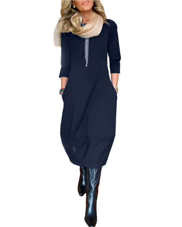 Julia – Elegant Long-Sleeve Women’s Dress