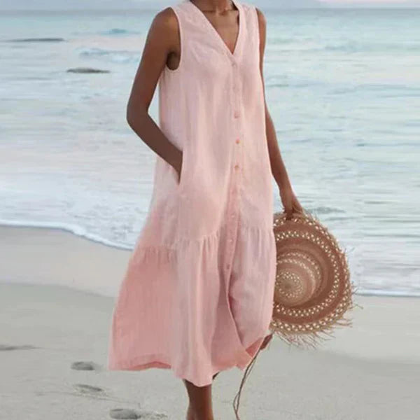 Edelyn – Breathable Women’s Sleeveless Summer Dress