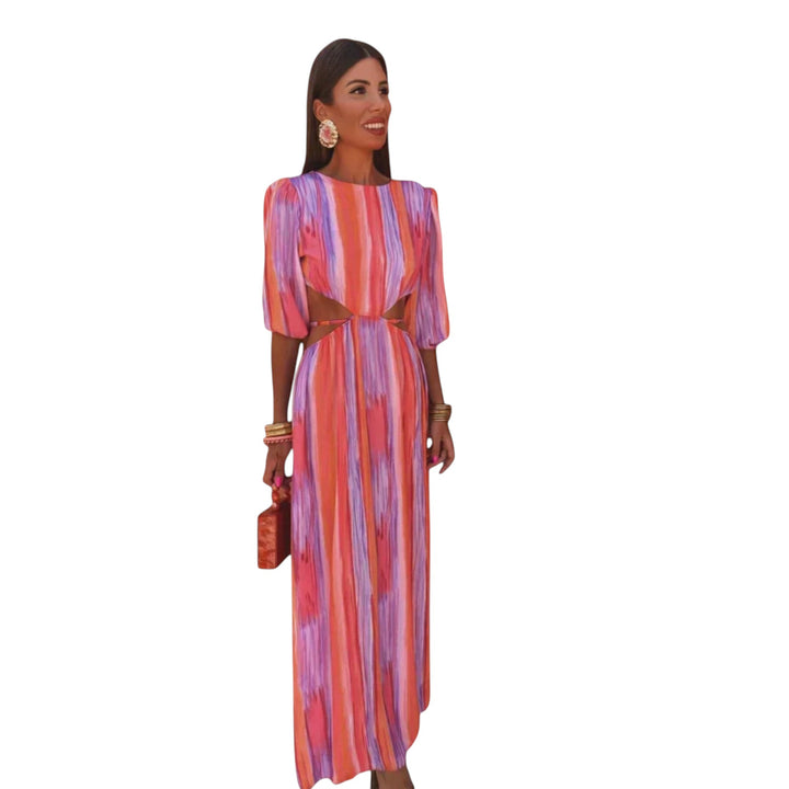 Nicole – Flowing Women’s Open-Back Summer Dress