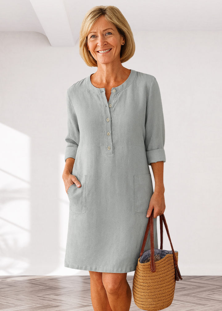 Beverly – Relaxed-Fit Women’s Button Dress