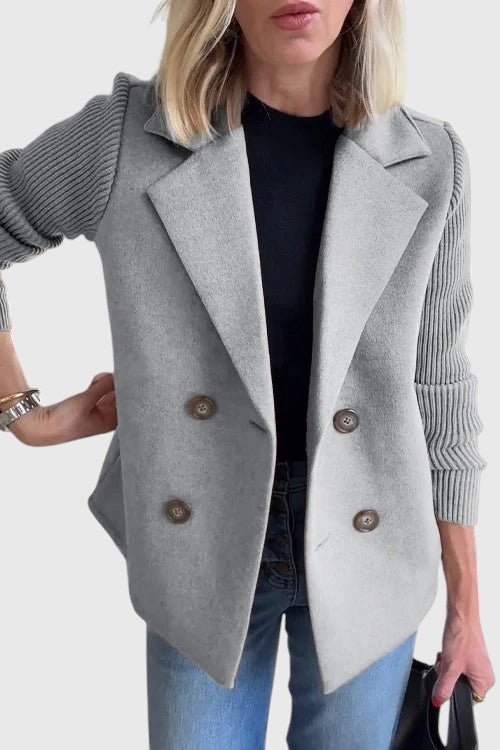 Donalyn – Ribbed Knit Women’s Casual Blazer