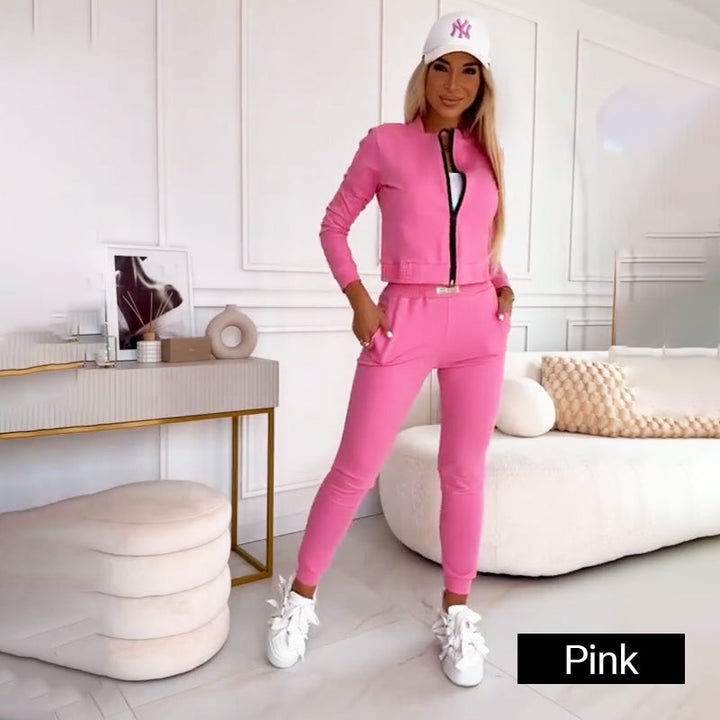 Amelia – Women's 3-Piece Zip-Up Tracksuit