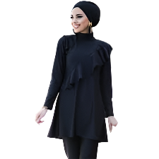Charlotte – Retro-Chic Women’s Pleated Burkini Set