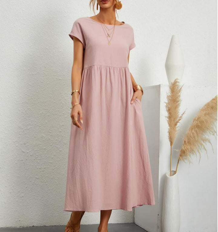 Camillia – Lightweight Soft Cotton Women’s Dress with Pockets