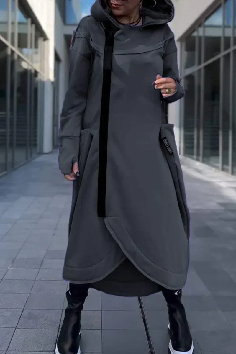 Jihye – Lightweight Women’s Long Zip-Up Hoodie