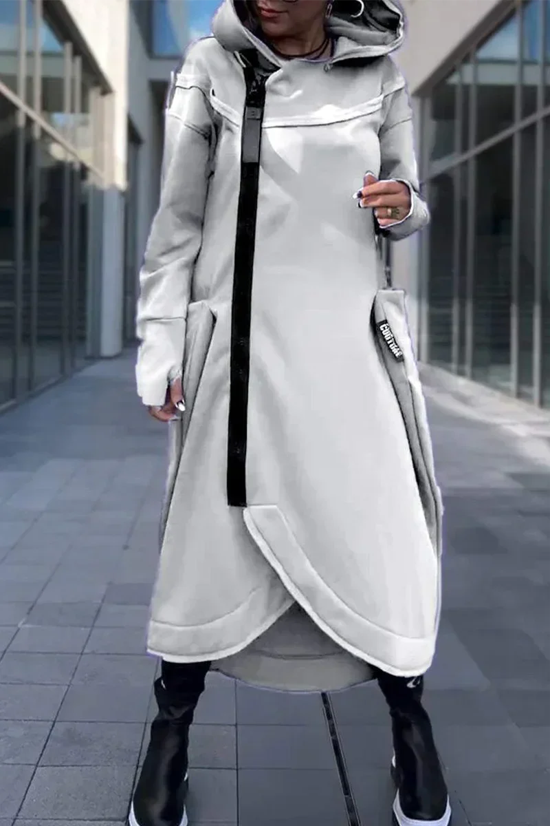 Jihye – Lightweight Women’s Long Zip-Up Hoodie