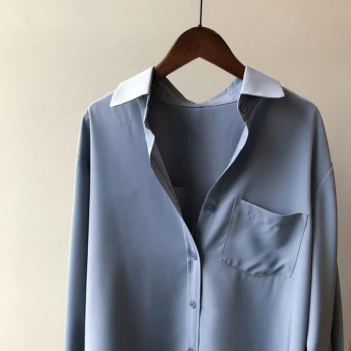Sheila – Chiffon Long Sleeve Women’s Blouse