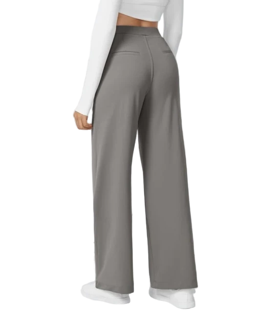 Ellie – High-Waist Women’s Tailored Trousers with Zip Pockets