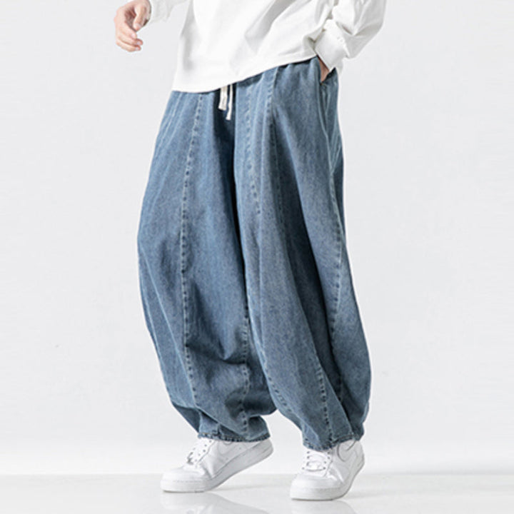 Luca – Retro-Fit Men’s Wide-Leg Denim Pants