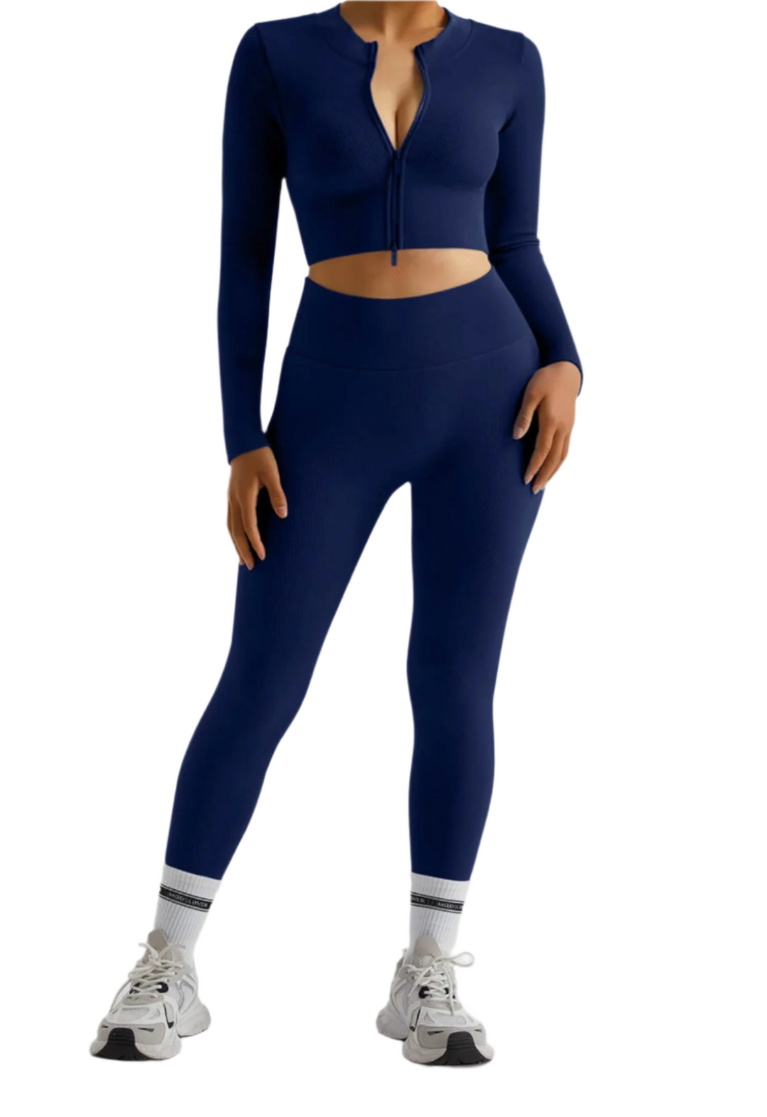 Ayanna – SculptFit Women’s Zipper Workout Set