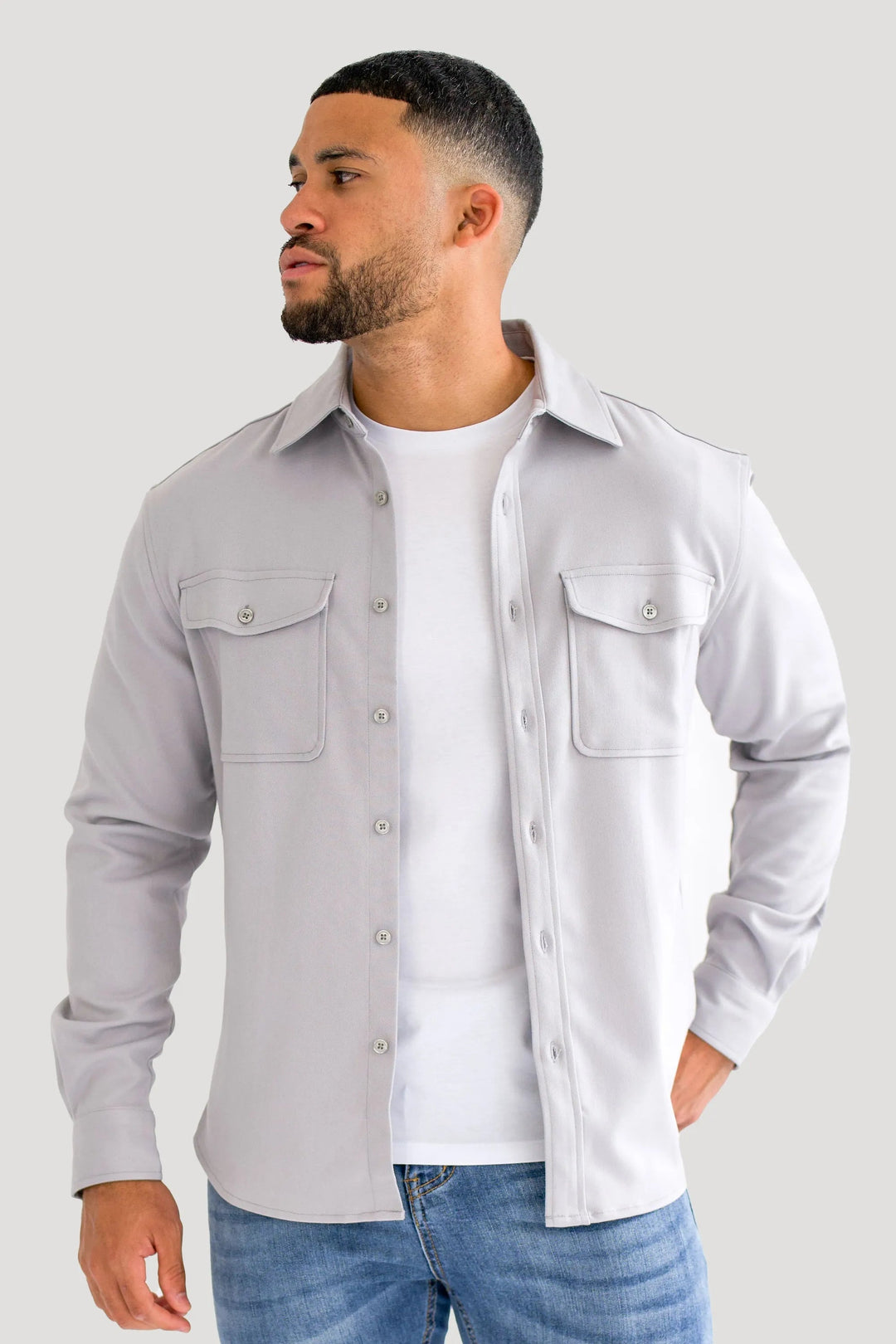 Leonardo – Men’s Relaxed-Fit Overshirt