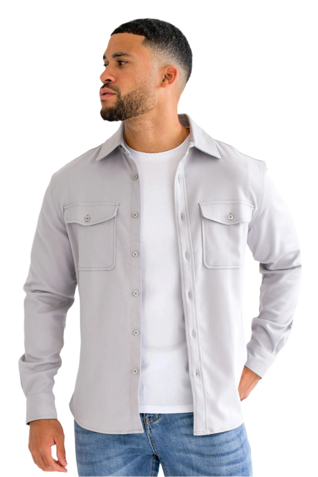 Leonardo – Men’s Relaxed-Fit Overshirt