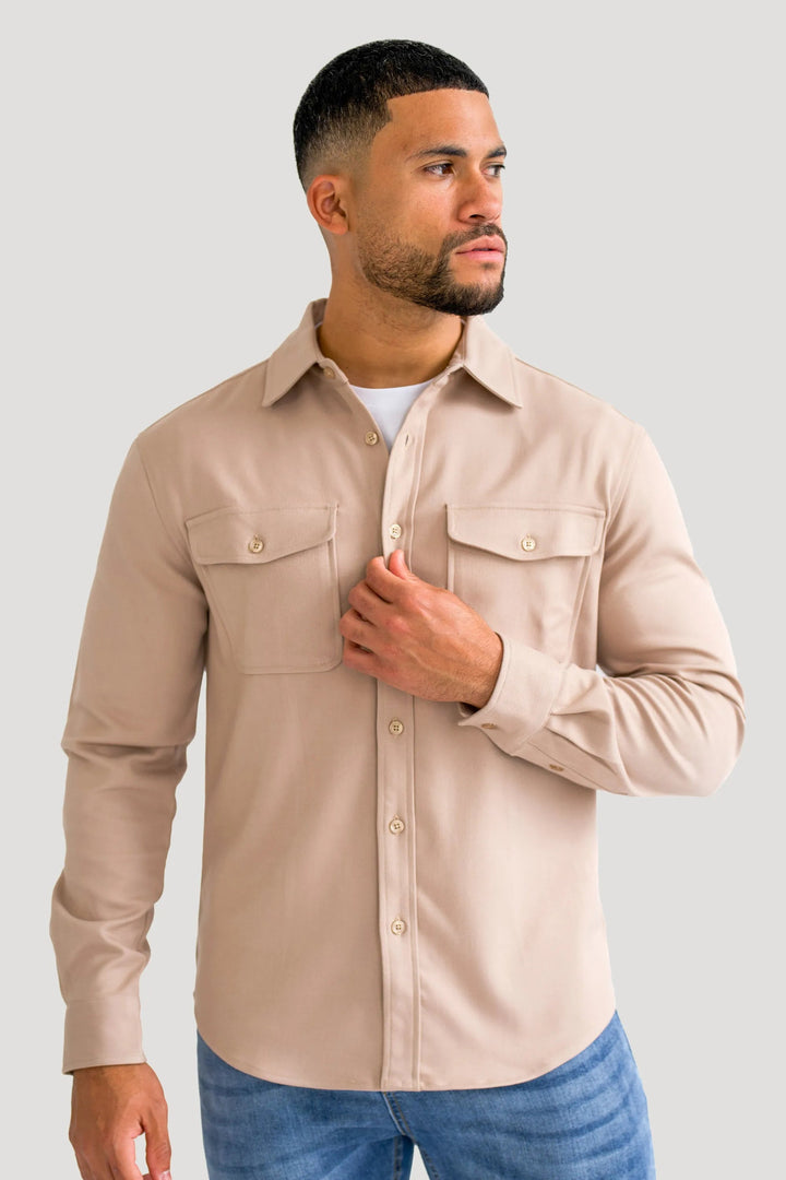 Leonardo – Men’s Relaxed-Fit Overshirt
