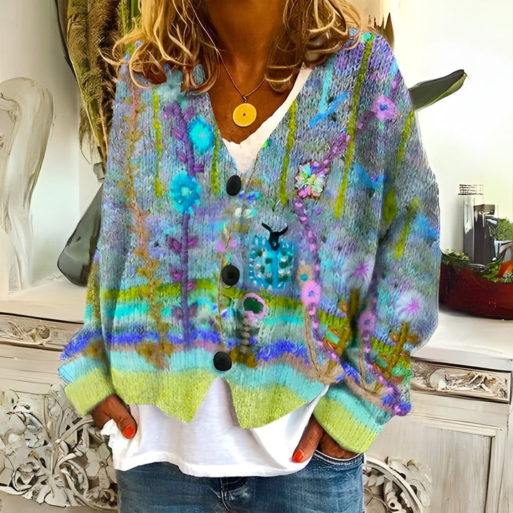 Ferlyn – Bohemian Women’s Floral Cardigan