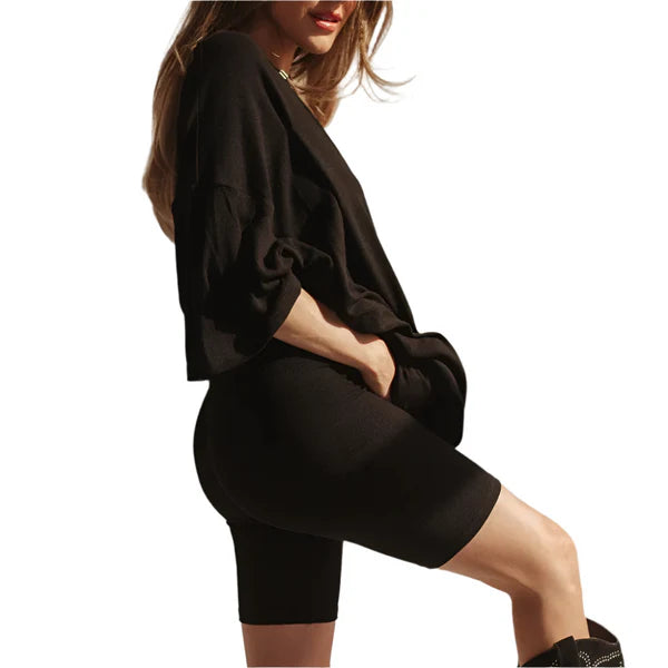 Gabrielle – Women’s Lounge Set with Biker Shorts