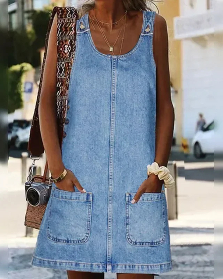 Lavina – Lightweight Women’s Denim Summer Dress