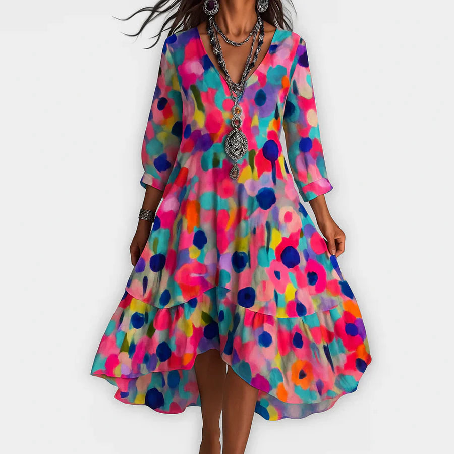 Elise – Breezy Floral Women’s Day Dress