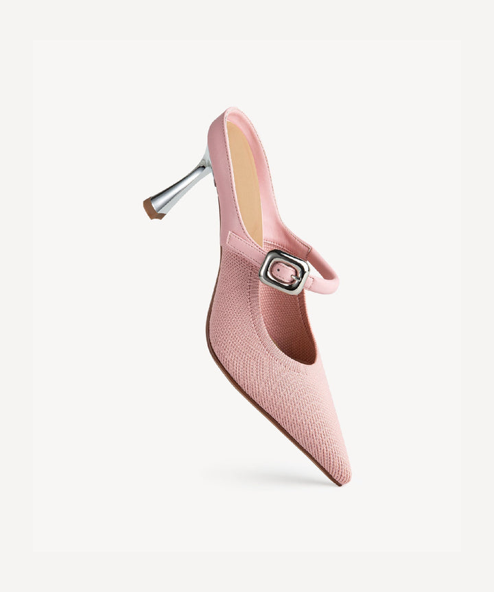 Julie – Sleek Pointed Toe Women’s Heeled Mules