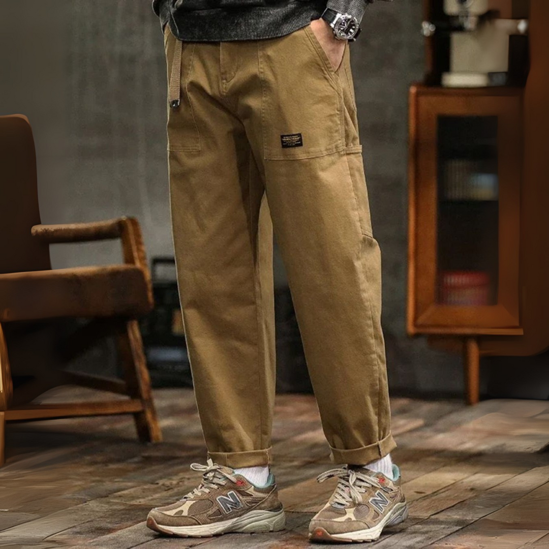 Yhaztin – Vintage-Tone Men’s Cargo Trousers