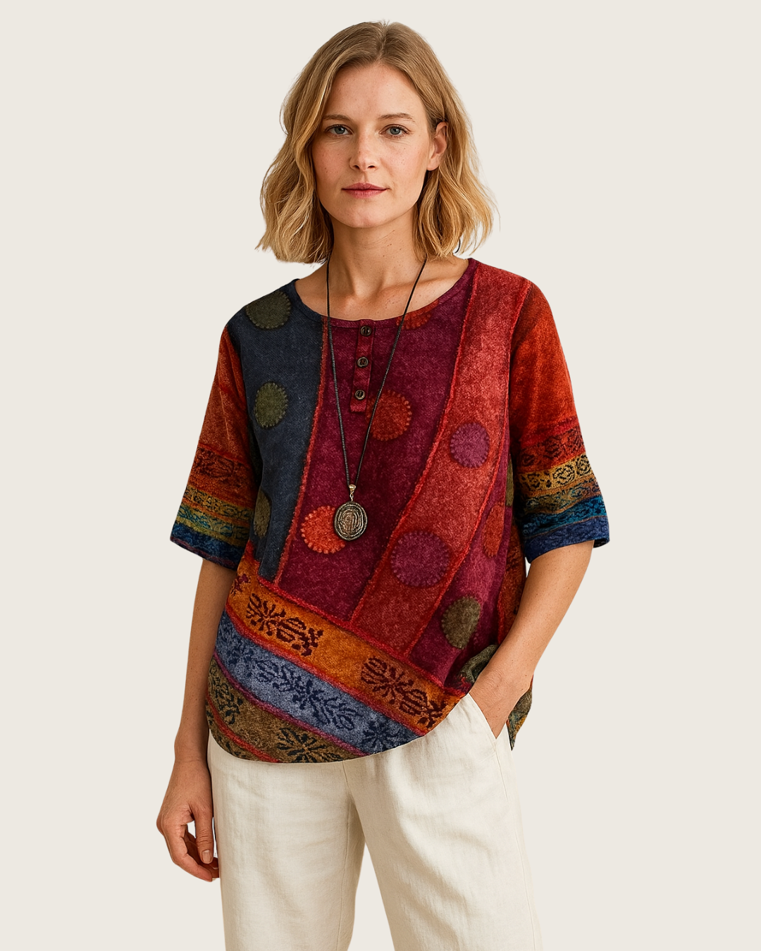 Myca – Artistic Women’s Viscose Blouse
