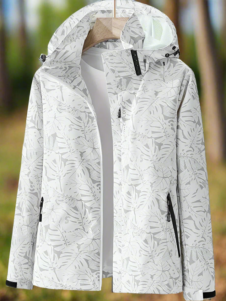 Lydia – Lightweight Women’s Waterproof Leaf-Print Jacket