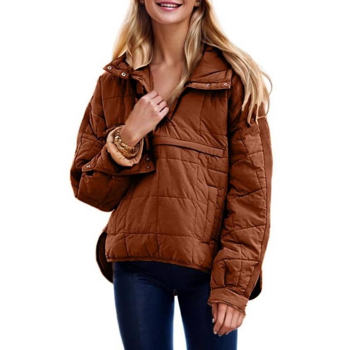 Gelai – Oversized Women’s Hooded Pullover Jacket