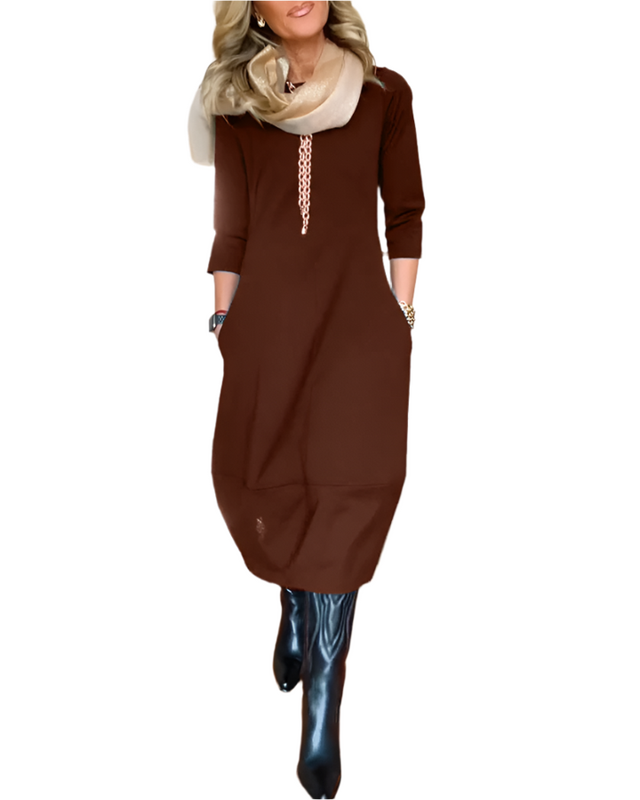 Julia – Elegant Long-Sleeve Women’s Dress