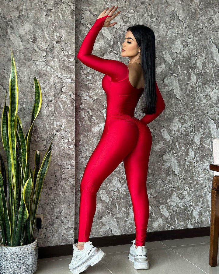 Blake – Curve-Hugging Women’s Sleeveless Jumpsuit