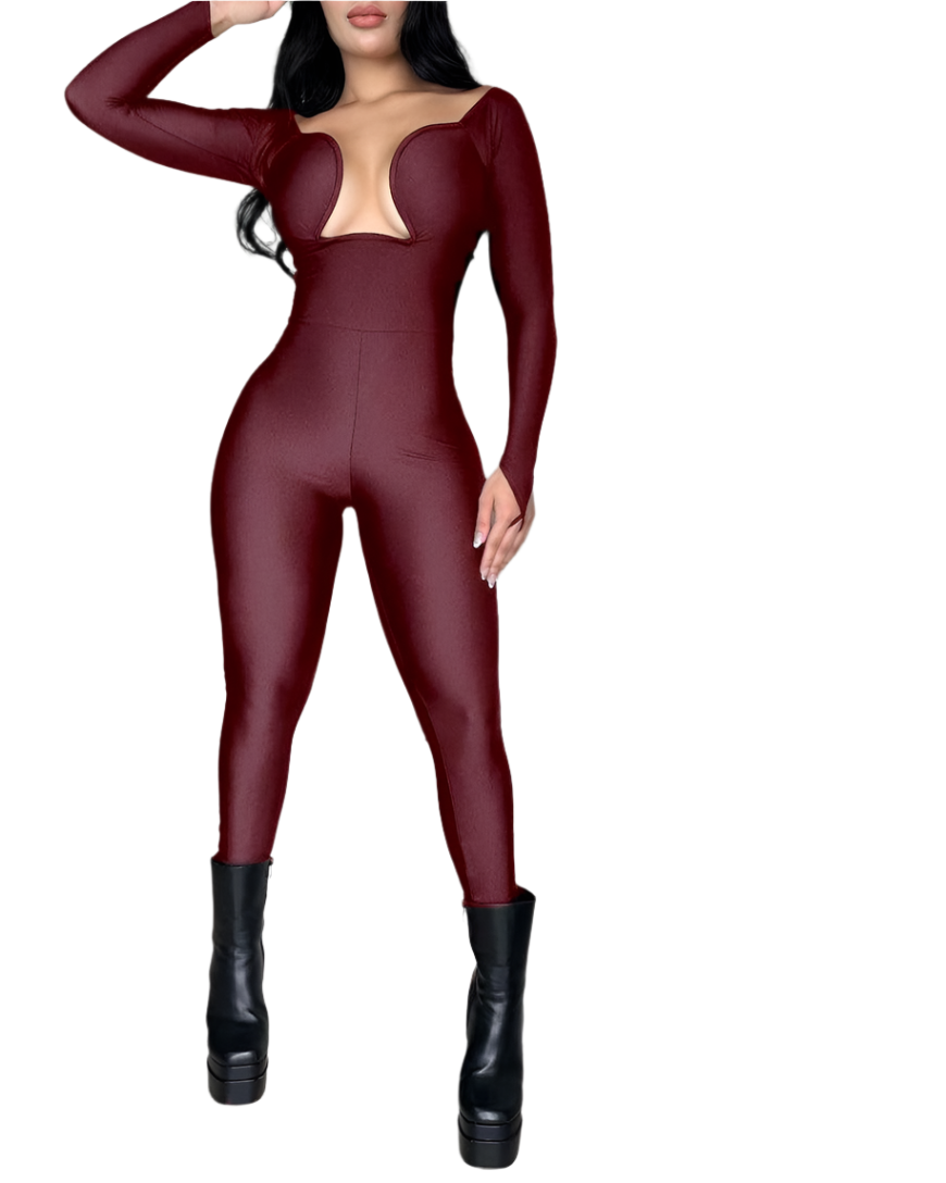 Blake – Curve-Hugging Women’s Sleeveless Jumpsuit