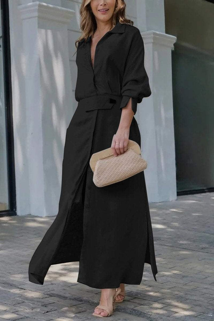Sydney – Flowy Fit Women’s Casual Belted Dress