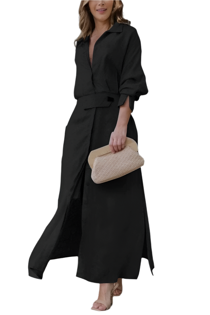 Sydney – Flowy Fit Women’s Casual Belted Dress