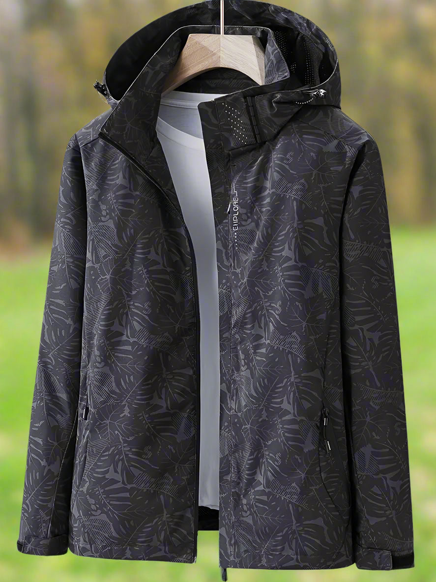 Lydia – Lightweight Women’s Waterproof Leaf-Print Jacket