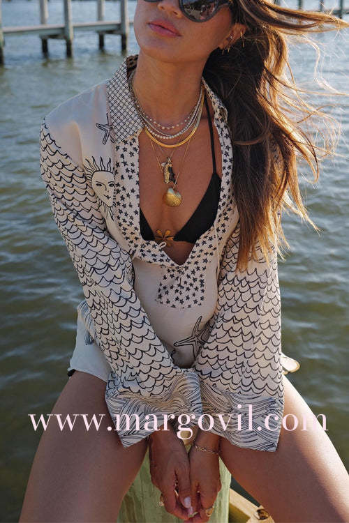 Luna – Breezy Women’s Vacation Shirt & Shorts Set