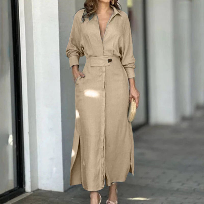Sydney – Flowy Fit Women’s Casual Belted Dress