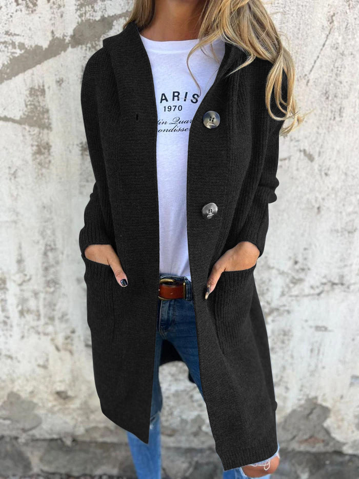 Edelyn – Elegant Long Knitted Cardigan for Women