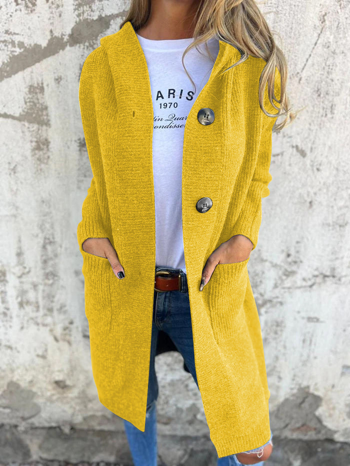 Edelyn – Elegant Long Knitted Cardigan for Women