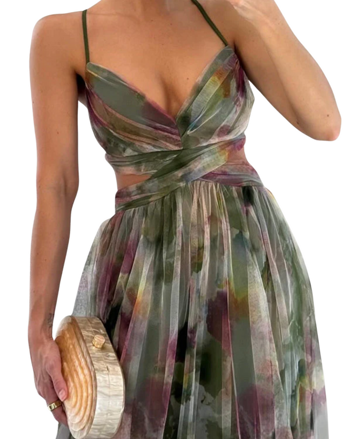 Glyza – Breezy Floral Maxi Dress for Women