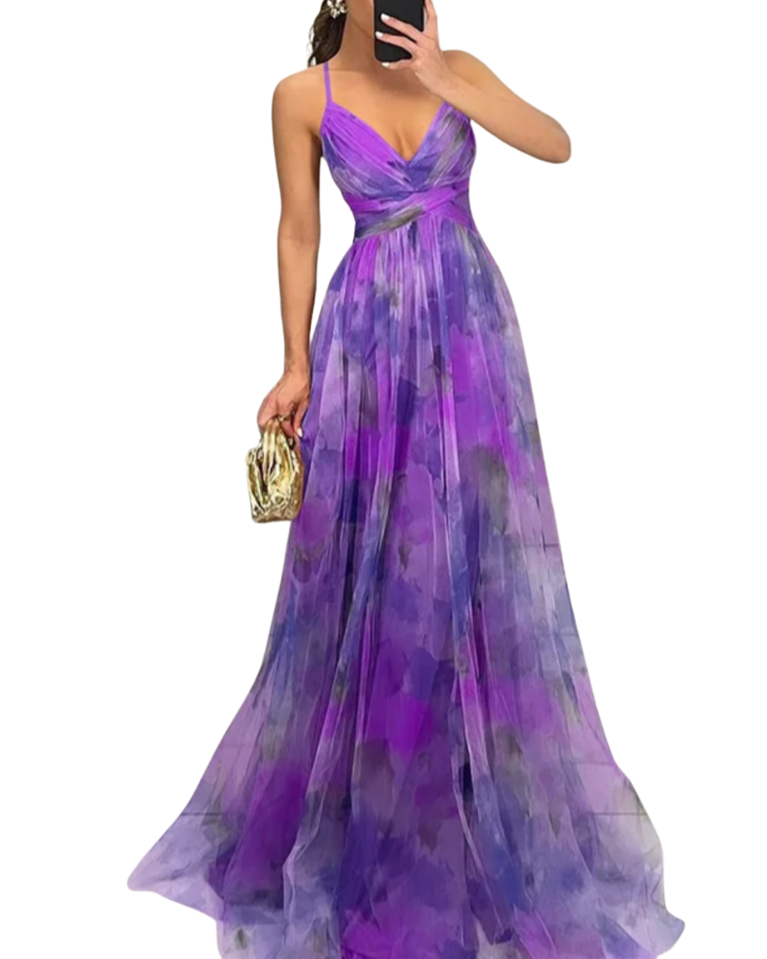 Glyza – Breezy Floral Maxi Dress for Women