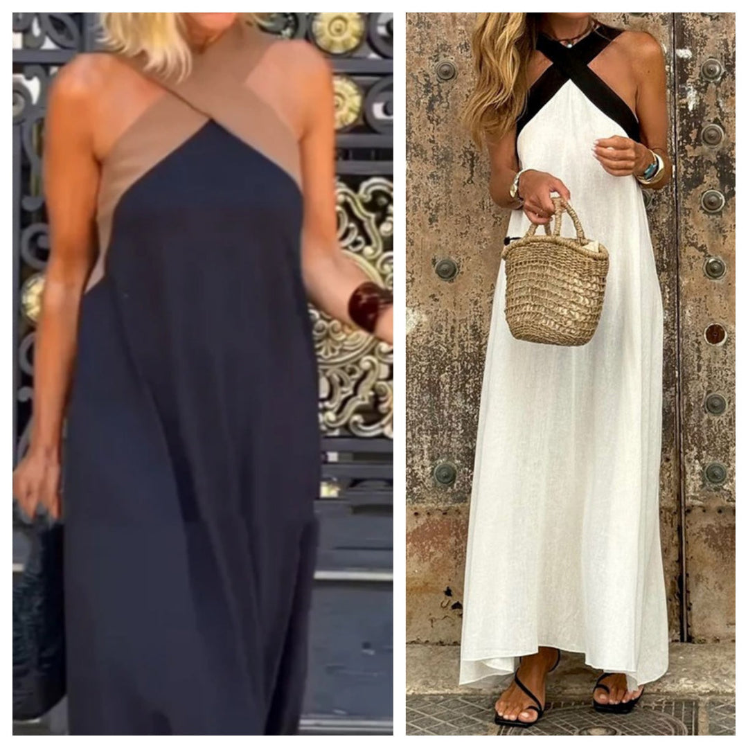 Eleonore – Elegant Women’s Halter Neck Dress