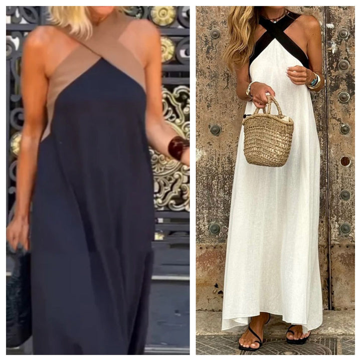 Eleonore – Elegant Women’s Halter Neck Dress