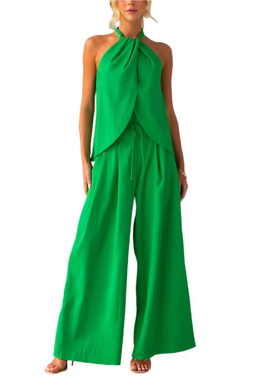 Celeste – Stylish Women’s Two-Piece Halter Set