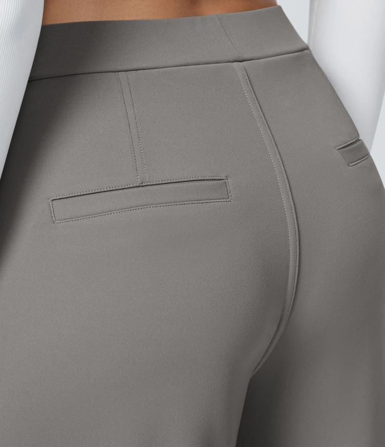 Ellie – High-Waist Women’s Tailored Trousers with Zip Pockets