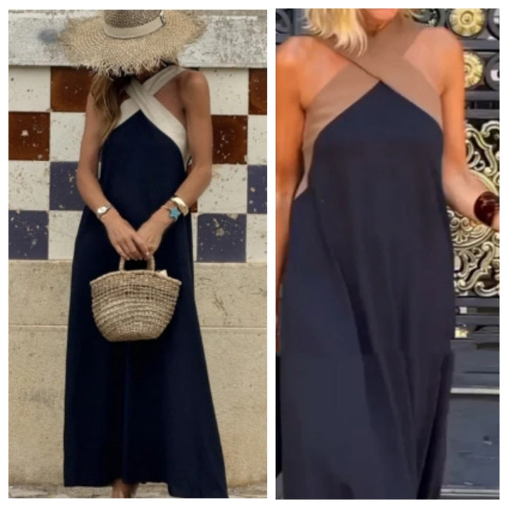 Eleonore – Elegant Women’s Halter Neck Dress