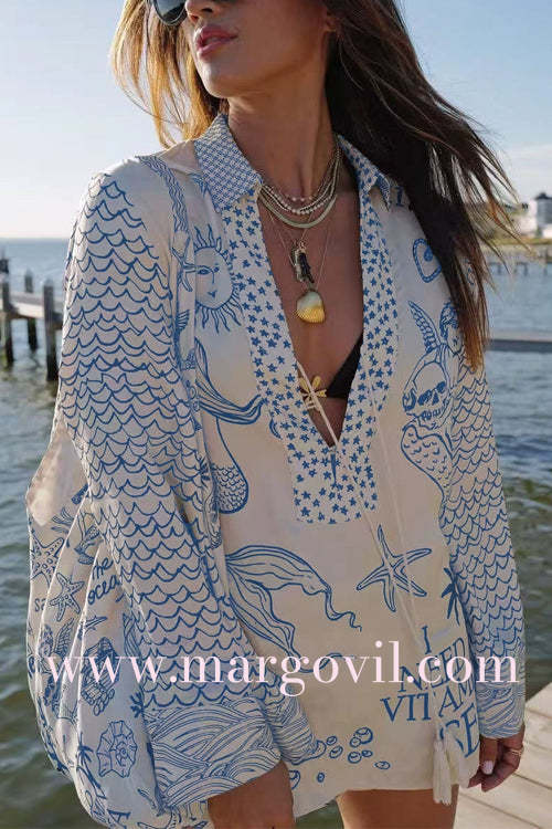 Luna – Breezy Women’s Vacation Shirt & Shorts Set